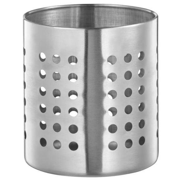 IKEA Silver Utensil Holder ORDNING
Utensil holder, stainless steel, 5 3/… - Picture 6 of 10